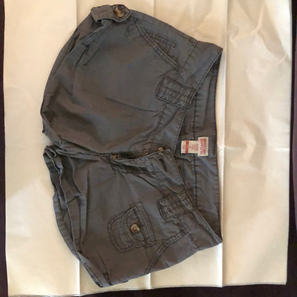 Mossimo gray cotton shorts size 5